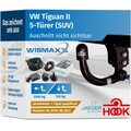 ANHÄNGERKUPPLUNG für VW Tiguan II ab 16 ver. abnehmbar HOOK +13pol ES spezifisch