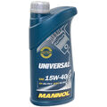 MANNOL Motoröl 15W40 Universal API SG/CH-4 1 Liter für ältere Fahrzeuge Motor ÖL