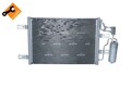 NRF Kondensator Klimaanlage EASY FIT 35646 für OPEL X03 MERIVA Aluminium CDTI