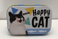 Nostalgic Art Pillendose Happy Cat Meow OHNE Inhalt / Größe: 6x4x2cm Box