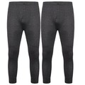 Herren-Thermohose 2er-Pack lange John-Unterhose warme Basisschicht für den Wi...