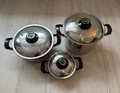 AMC 3er Topfset | Visiotherm | 8,0l | 5,2l | 1,1l