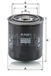 MANN-FILTER W 9023/1 FILTER, ARBEITSHYDRAULIK FÜR  MAN SCANIA VAN HOOL