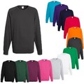 Fruit of the Loom Herren Männer Sweatshirt Arbeits Pullover Pulli Sweater Light