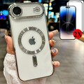 Handyhülle +2X Panzerfolie für iPhone Air 17 15 16 Pro Max Case Magnet TPU Cover