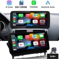 6+128G DAB+ Android13 Carplay Autoradio DSP Für Mercedes Benz C Klasse W204 S204