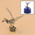 Mini Gaskocher Taschen Gasherd Brenner Set Faltbarer Outdoor Camping Picknick~