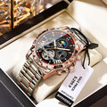 Herren Uhr Automatikuhr Luxus Tourbillon Mechanische Wasserdicht Armbanduhr