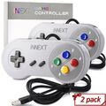 Innext 2X USB Controller für SNES NES Spiele, Classic USB Gamepad für Win PC MAC