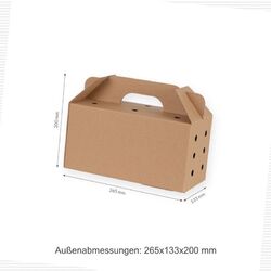 Tiertransportbox ​Haustier-Transportbox Hunde Katzen Tierbox Reisebox Kleintier