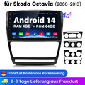 Für Skoda Octavia II 1Z3 1Z5 2008-2013 Autoradio ANDROID Carplay GPS NAVI 4G+64G