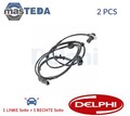 SS21339-12B1 ABS SENSOR DREHZAHLFÜHLER HINTEN DELPHI 2PCS FÜR AUDI A4 B7,A4 B6