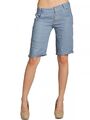 CASPAR BST007 Damen Sommer Chino Shorts aus 100% Leinen Leinenshorts kurze Hose