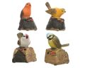 1 Bewegungsmelder Dekofigur Vogel 10x7cm Dekovogel Bewegungssensor