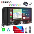 6.8 Zoll Autoradio 2DIN Wireless Carplay BT Touch Screen USB C FM AM MIK Camera