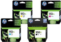 Original 4x HP 950XL 951XL Multipack OFFICEJET PRO 4er Set MhD nicht abgelaufen!