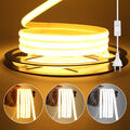 1-20m LED Neon COB Streifen 230V Stripe Band Lichtleiste Lichtschlauch IP67