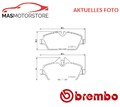 SATZ BREMSBELÄGE BREMSKLÖTZE VORNE BREMBO P 06 091 P FÜR BMW I3,I01 0.6L