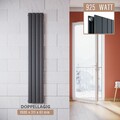 Design Heizkörper Röhren Flach Paneelheizkörper Vertikal schmal hoch 30 cm breit