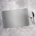 Tischsets Platzset und Untersetzer Set Platzdeckchen 45x30 Metall Stahl Motive