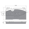 1x Bremsbelagsatz, Scheibenbremse TOMEX Brakes TX 17-06 passend für AUDI SEAT