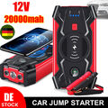 20000mAh Auto KFZ Starthilfe Jump Starter Ladegerät Booster PKW 12V Power Bank