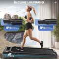 LCD Laufband Elektrisch Klappbar 6 km/h mit Steigung Fitness Heimtrainer 140 kg