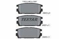 TEXTAR Bremsbelagsatz, Scheibenbremse 2381301 für HYUNDAI