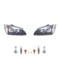 Scheinwerfer Set Halogen Front passend für Ford Focus 05 04-08 Leuchtmittel L R