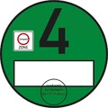 Offizielle Grüne Feinstaubplakette - Umweltplakette - UV Beständig Bedruckt !