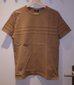 TOM TAILOR Sportswear T-Shirt Logoprint braun orange grau Gr. M ** Nr. 1761055