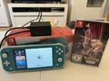 Nintendo Switch Lite 32GB + Pokemon Leuchtende Perle + OVP +Glas+Speicherkarte