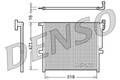 Kondensator Klimaanlage DENSO DCN05001 für X3 E83 BMW xDrive