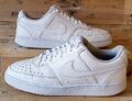Nike Court Vision Next Nature Leather Trainers UK8/US9/EU42.5 DH2987-100  White