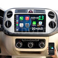 2+64G Android 13 Autoradio Carplay GPS Navi BT Wifi Für VW Tiguan 5N 2007-2016