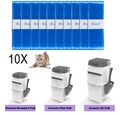 10x Nachfüllpackung Nachfüllbeutel kompatibel Nachfüllkassette für Litter Genie