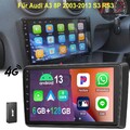 Für Audi A3 S3 RS3 8P 2003-2013 DAB+ 6+128G Carplay Autoradio Android 13 GPS DSP