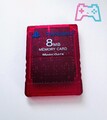 Original Sony Playstation 2 PS2 Memory Card - 8 MB Magic Gate - Rot Red