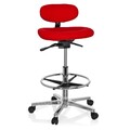 Counter-Stuhl Rollhocker Drehhocker Arbeitshocker Hocker WORK MF hjh OFFICE