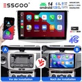 DAB+ Carplay Autoradio 6+128GB 4G Android 14 GPS WiFi BT AM Für VW Passat B7 CC