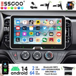 10.1" Android 14 Autoradio 64G Apple CarPlay GPS NAVI BT 360° Drehbar Bildschirm