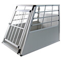 Premium Hundetransportbox 69x54x50 cm Hundebox Aluminium Autotransportbox Hund