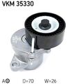SKF VKM 35330 Spannrolle, Keilrippenriemen für CHEVROLET OPEL SAAB