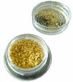 100mg Goldflocken 23,75 Karat Echt Gold Flakes Blattgold Speisen Gourmet Essbar 