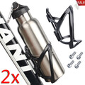 2x MTB Fahrrad Flaschenhalter Trinkflaschehalter Getränkehalter Käfig Halterung