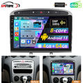9" Android 13 4+64G Carplay Autoradio Für Peugeot 408 308 SW 07-2013 GPS NAV DAB