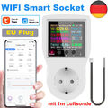 Tuya WIFI Thermostat Steckdose mit Fühler SMART Stromverbrauch Zähler Heizung
