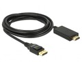 Delock Kabel DisplayPort 1.2 Stecker > High Speed HDMI-A Stecker Passiv 4K 30 Hz