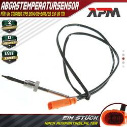 1x Abgastemperatur Sensor 2-Polig für VW Touareg 7P5 2014/09-2018/03 3.0 V6 TDI