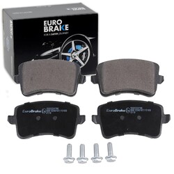 EUROBRAKE BREMSBELÄGE SATZ HINTERACHSE PASSEND FÜR AUDI A4 A5 Q5 BREMSEN |